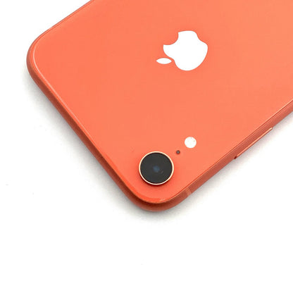 【全額返金保証】【最速発送】Apple iPhone iPhone XR 128GB コーラル au 白ロム 動作確認済 87%