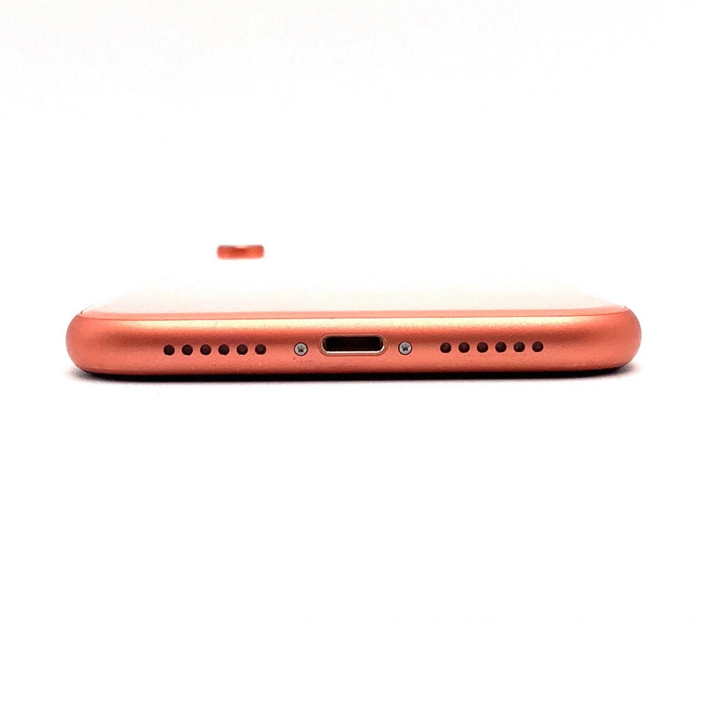 【全額返金保証】【最速発送】Apple iPhone iPhone XR 128GB コーラル au 白ロム 動作確認済 87%