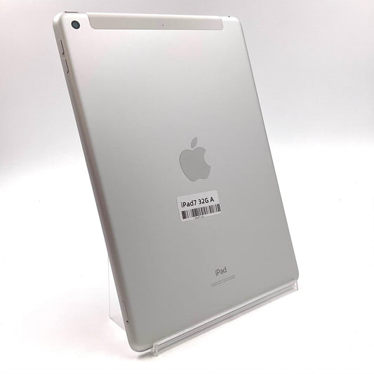【全額返金保証】【最速発送】Apple iPad iPad 10.2インチ 第7世代 32GB シルバー WiFi+Cellular au 白ロム 動作確認済