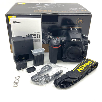 【全額返金保証】【最速発送】Nikon デジタル一眼 D750 ボディ ブラック 美品 動作確認済