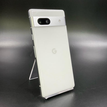 【全額返金保証】【最速発送】Google Pixel 7a 128GB Snow au G82U8 白ロム 動作確認済
