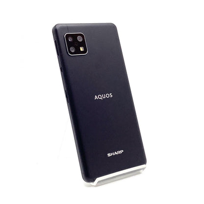 【全額返金保証】【最速発送】SHARP AQUOS sense 5G 64GB ブラック 楽天モバイル SH-M17 白ロム 動作確認済