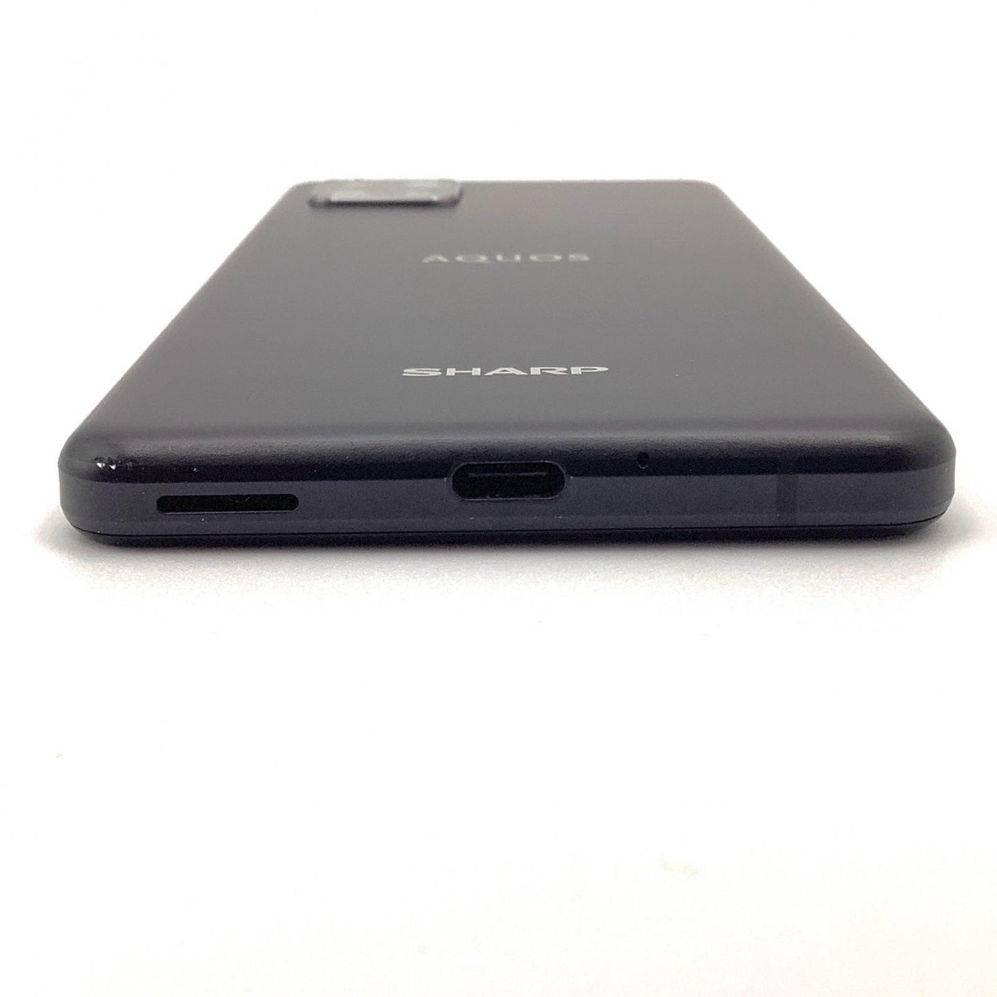 【全額返金保証】【最速発送】SHARP AQUOS sense 5G 64GB ブラック 楽天モバイル SH-M17 白ロム 動作確認済