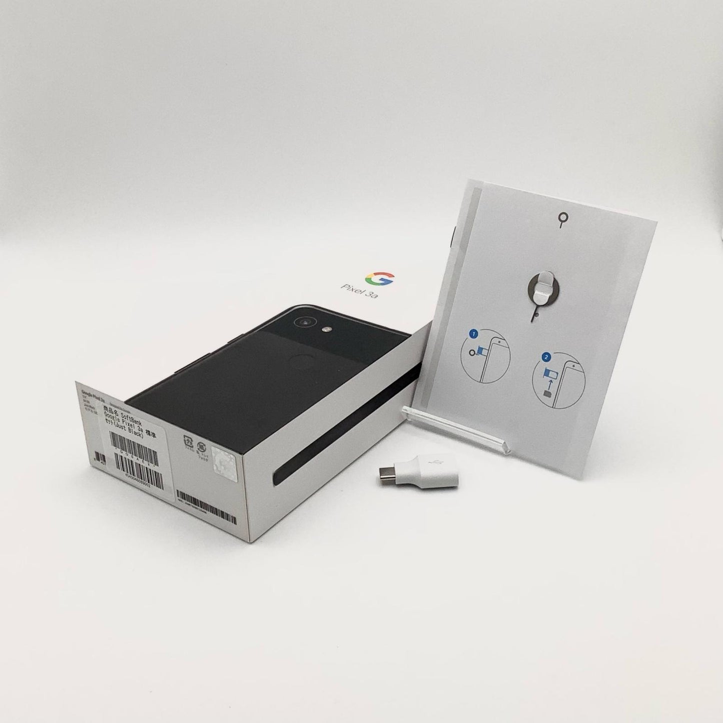【全額返金保証】【最速発送】Google Pixel 3a 64GB Just Black Softbank G020H 白ロム 動作確認済