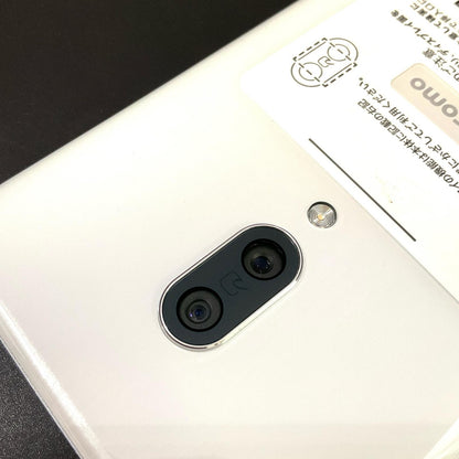 【全額返金保証】【最速発送】SHARP AQUOS zero2 256GB Misty White docomo SH-01M 白ロム 美品 動作確認済