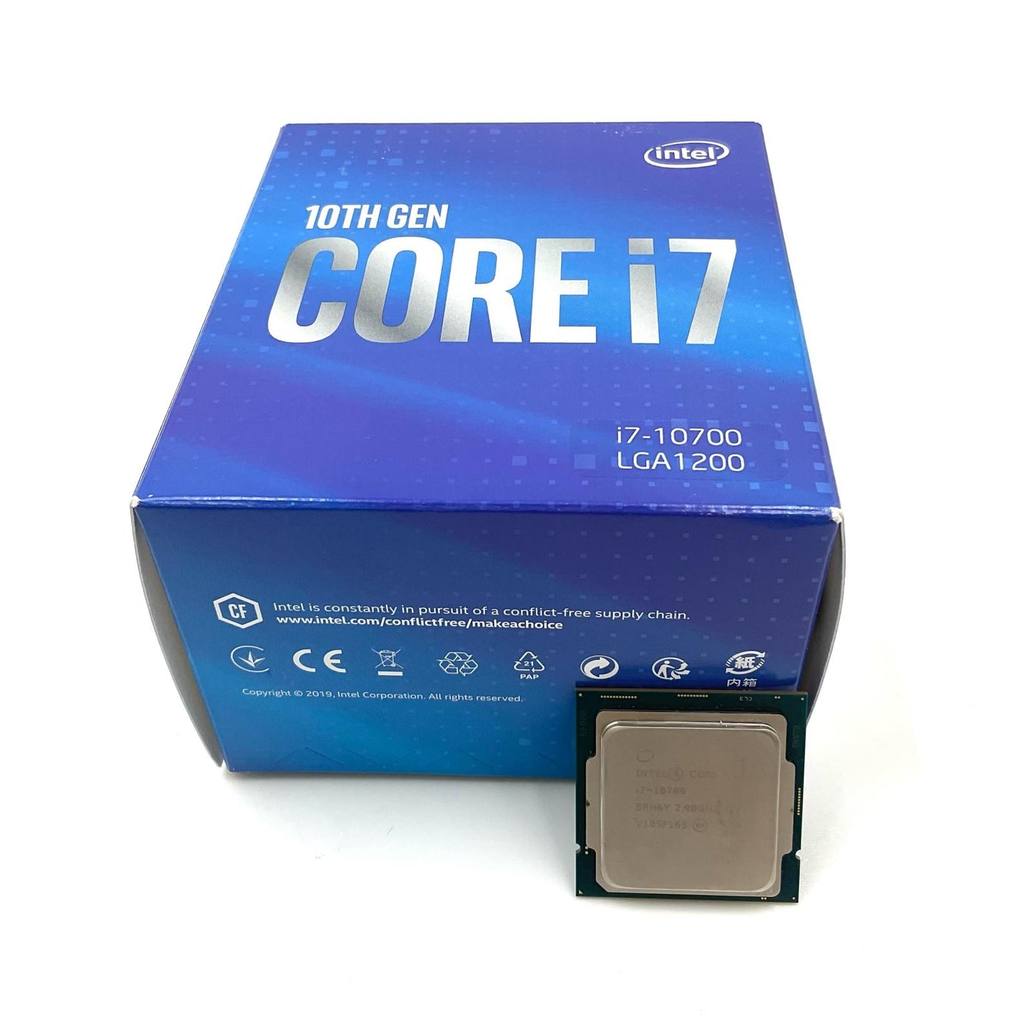 【全額返金保証】【最速発送】Intel 10TH GEN Core i7 -10700 LGA1200 美品 動作確認済