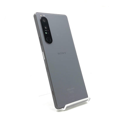 【全額返金保証】【最速発送】Sony Xperia 1 III  256GB フロストグレー docomo SO-51B 白ロム 動作確認済