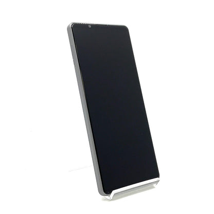 【全額返金保証】【最速発送】Sony Xperia 1 III  256GB フロストグレー docomo SO-51B 白ロム 動作確認済