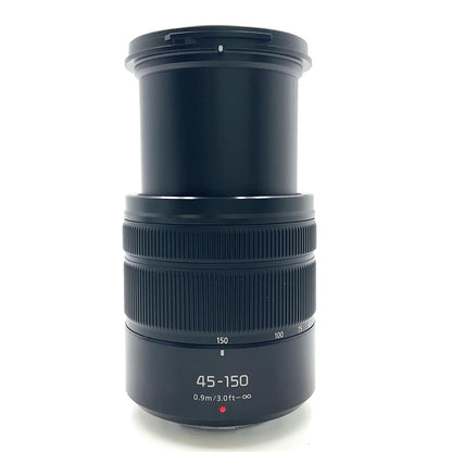 【全額返金保証】【最速発送】Panasonic LUMIX G VARIO 45-150mm/F4.0-5.6 ASPH./MEGA O.I.S. H-FS45150-KA [ブラック] 美品 動作確認済