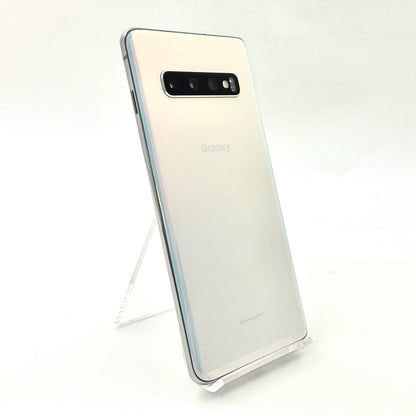 【全額返金保証】【最速発送】SAMSUNG Galaxy S10 128GB プリズムホワイト SIMフリー SM-G973C 動作確認済