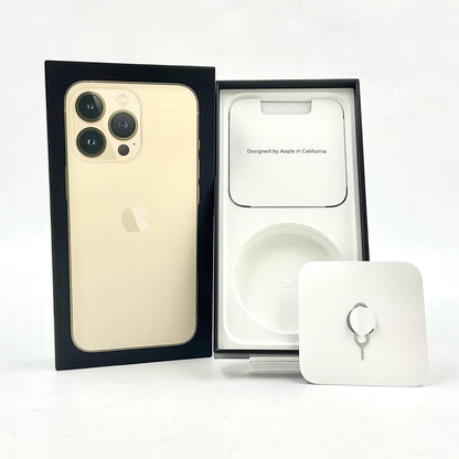 【全額返金保証】【最速発送】Apple iPhone iPhone 13 Pro 128GB ゴールド Softbank 白ロム 動作確認済 80%