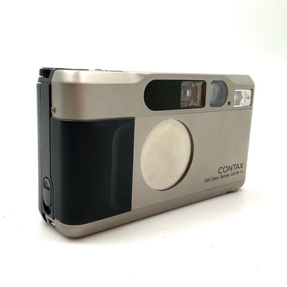 【全額返金保証】【最速発送】CONTAX T2 チタンシルバー 美品 動作確認済