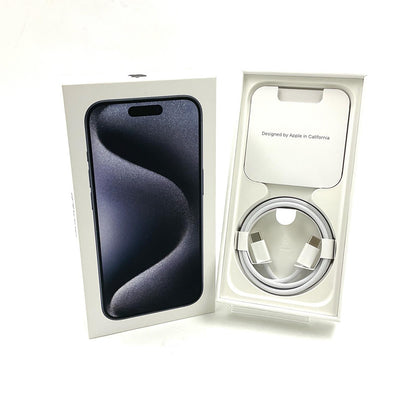【全額返金保証】【最速発送】Apple iPhone iPhone 15 Pro 256GB ブルーチタニウム SIMフリー 美品 動作確認済 89%