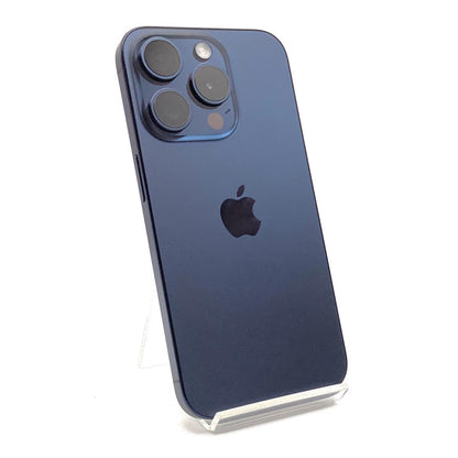 【全額返金保証】【最速発送】Apple iPhone iPhone 15 Pro 128GB ブルーチタニウム SIMフリー 美品 動作確認済 90%