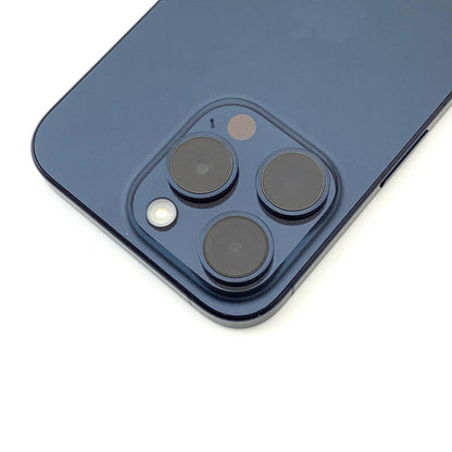 【全額返金保証】【最速発送】Apple iPhone iPhone 15 Pro 128GB ブルーチタニウム SIMフリー 美品 動作確認済 90%