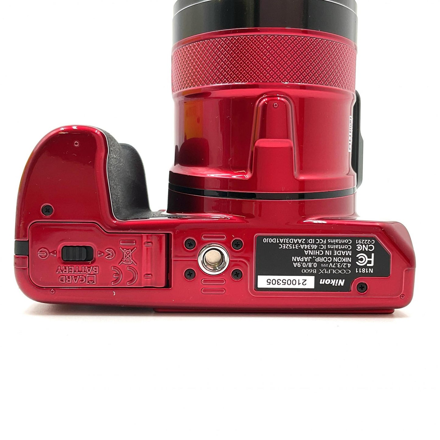 【全額返金保証】【最速発送】Nikon コンパクトデジタルカメラ COOLPIX B600 [レッド] 超美品 動作確認済