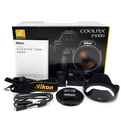 【全額返金保証】【最速発送】Nikon コンパクトデジタルカメラ COOLPIX P1000 超美品 動作確認済