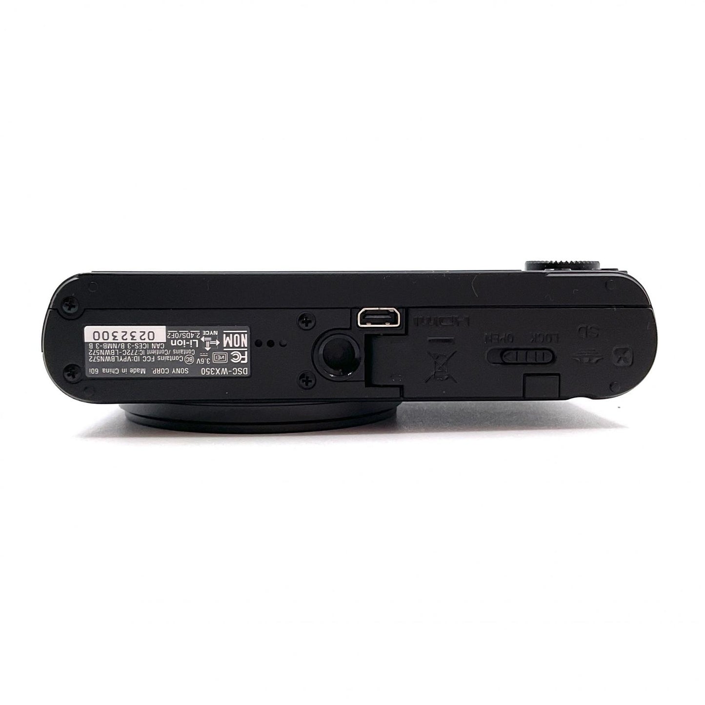 【全額返金保証】【最速発送】Sony コンパクトデジタルカメラ サイバーショット DSC-WX350 (B) [ブラック] 超美品 動作確認済