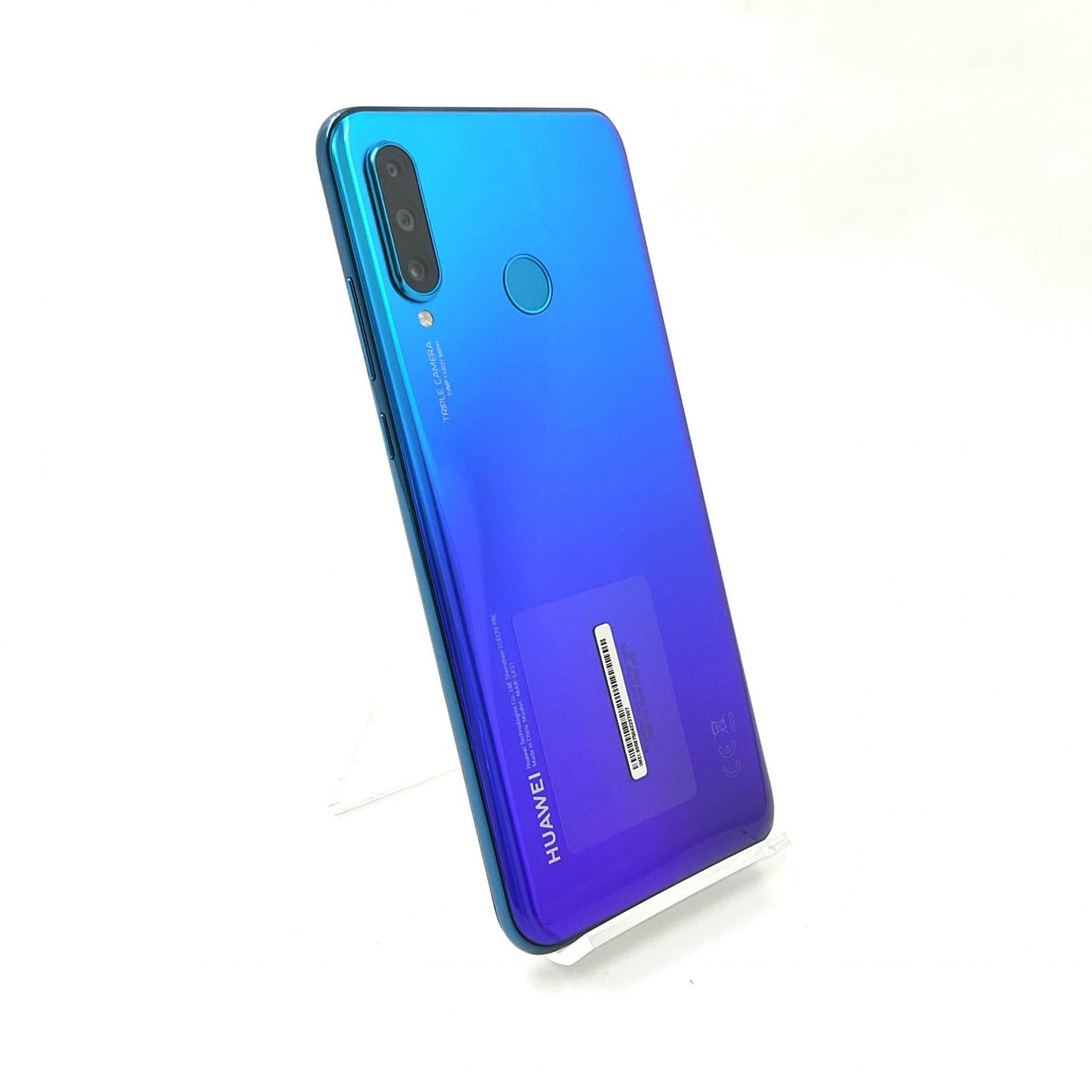 【全額返金保証】【最速発送】Huawei P 30 lite 64GB ピーコックブルー Softbank MAR-LX2J 白ロム 動作確認済