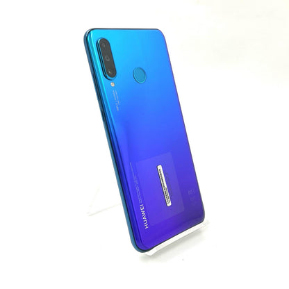【全額返金保証】【最速発送】Huawei P 30 lite 64GB ピーコックブルー Softbank MAR-LX2J 白ロム 動作確認済