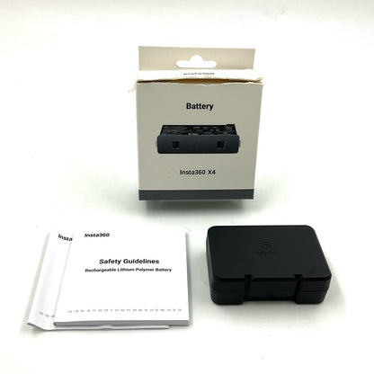【全額返金保証】【最速発送】insta360 Insta360 X4 バッテリー CINSBBMA 美品 動作確認済