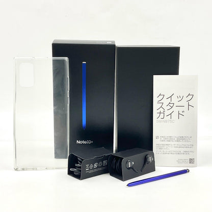 【全額返金保証】【最速発送】SAMSUNG Galaxy Note10+ 256GB オーラグロー 楽天モバイル SM-N975C 白ロム 動作確認済