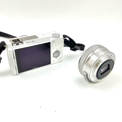 【全額返金保証】【最速発送】Sony デジタル一眼  VLOGCAM ZV-E10L パワーズームレンズキット ホワイト ホワイト 美品 動作確認済