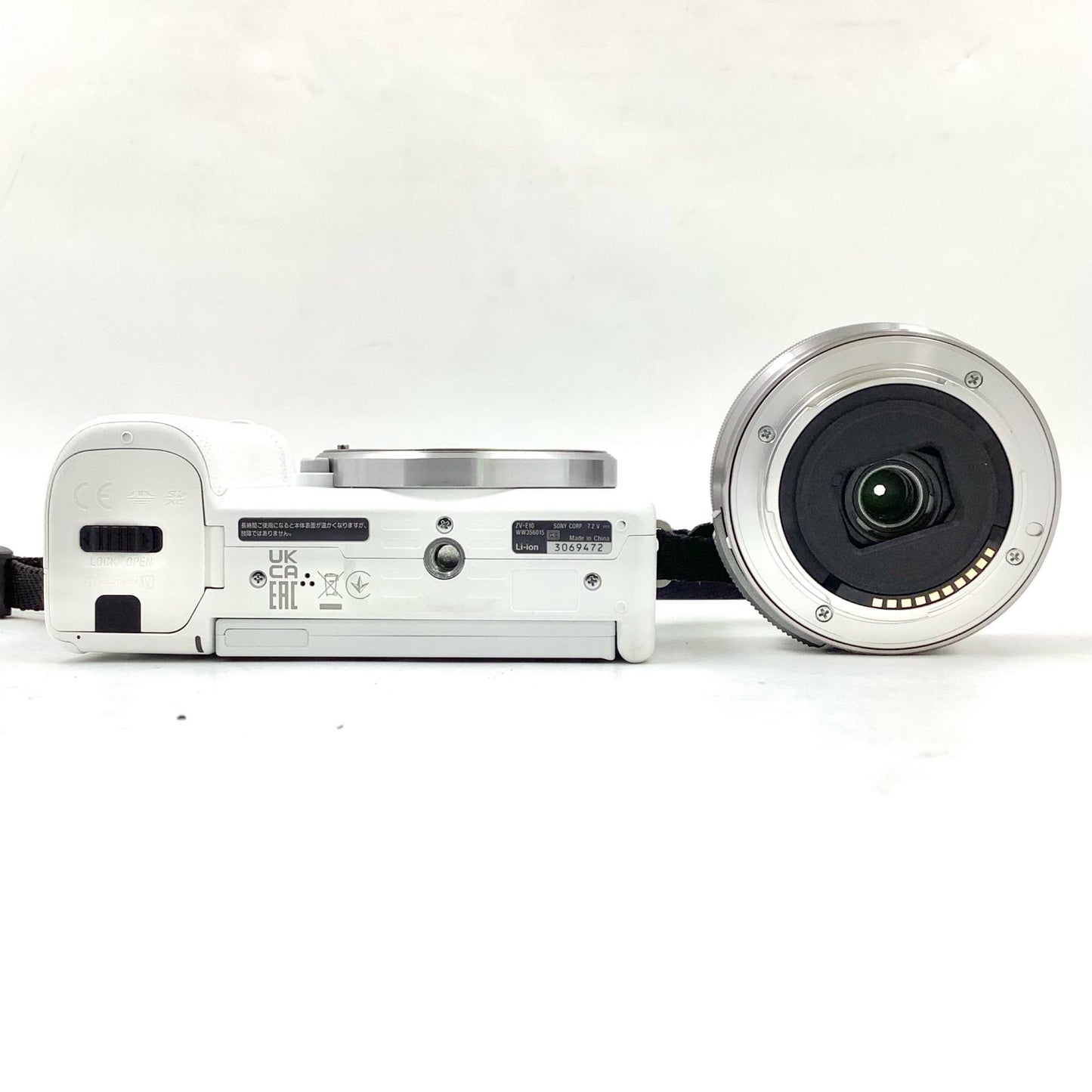 【全額返金保証】【最速発送】Sony デジタル一眼  VLOGCAM ZV-E10L パワーズームレンズキット ホワイト ホワイト 美品 動作確認済