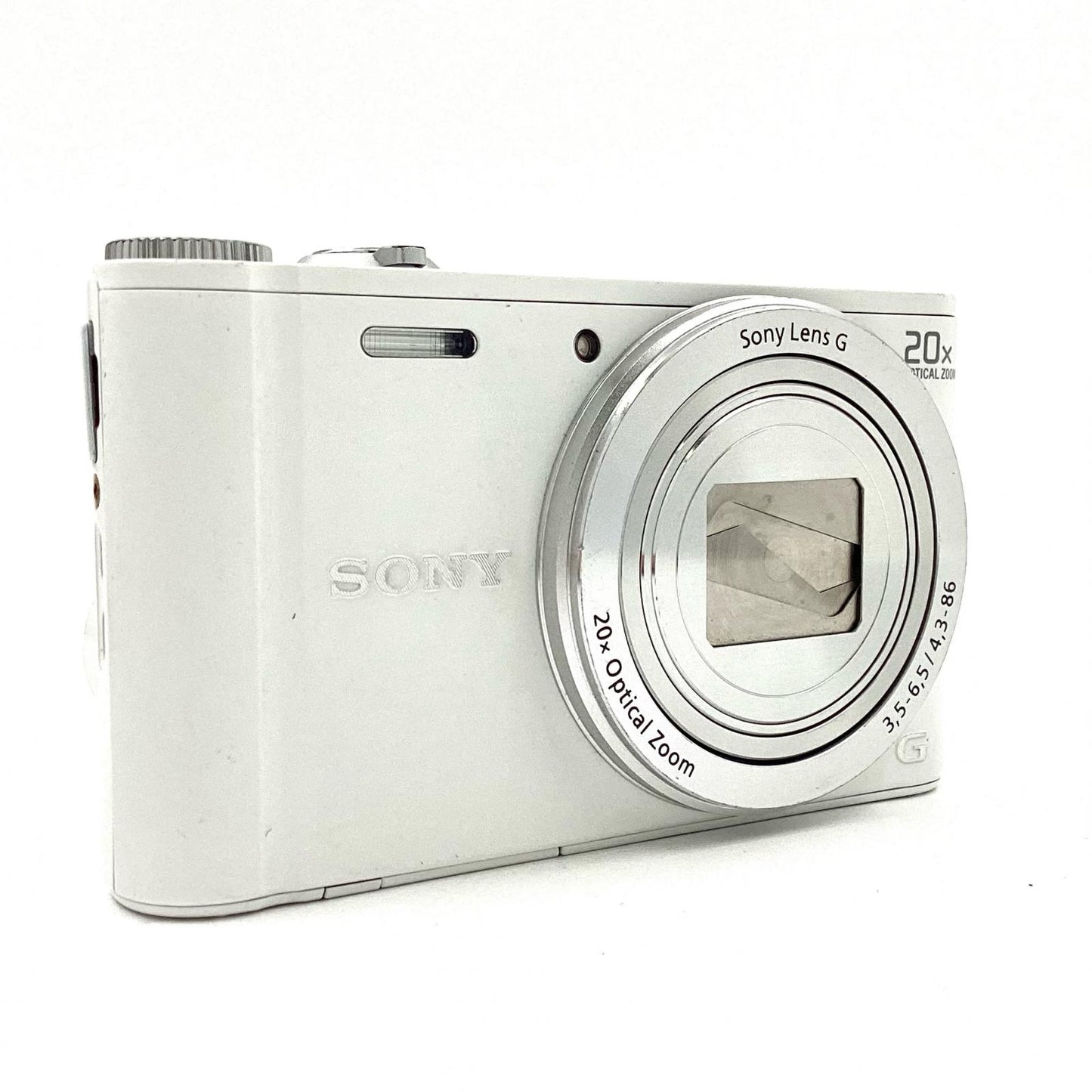 【全額返金保証】【最速発送】Sony コンパクトデジタルカメラ DSC-WX300 ホワイト 動作確認済