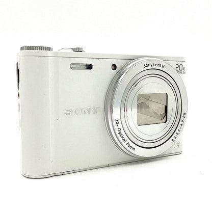 【全額返金保証】【最速発送】Sony コンパクトデジタルカメラ DSC-WX300 ホワイト 動作確認済