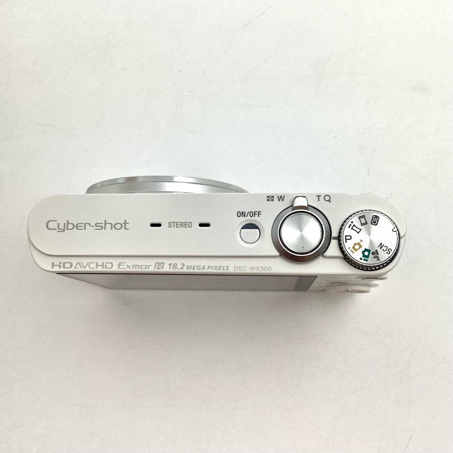 【全額返金保証】【最速発送】Sony コンパクトデジタルカメラ DSC-WX300 ホワイト 動作確認済