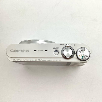 【全額返金保証】【最速発送】Sony コンパクトデジタルカメラ DSC-WX300 ホワイト 動作確認済
