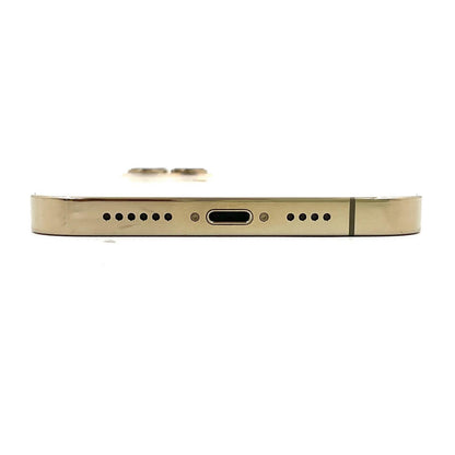 【全額返金保証】【最速発送】Apple iPhone iPhone 12 Pro Max 128GB ゴールド au 白ロム 動作確認済 82%