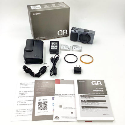 【全額返金保証】【最速発送】RICOH コンパクトデジタルカメラ RICOH GR III Street Edition 超美品 動作確認済