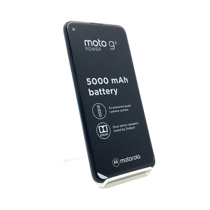 【全額返金保証】【最速発送】Motorola moto g 8POWER 64GB カリブブルー SIMフリー XT2041-3 超美品 動作確認済