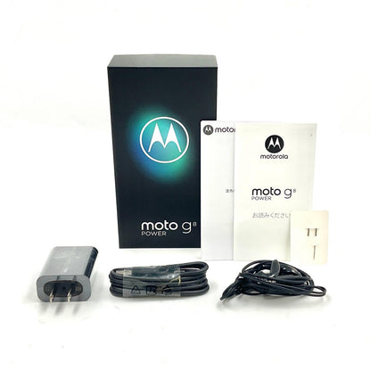 【全額返金保証】【最速発送】Motorola moto g 8POWER 64GB カリブブルー SIMフリー XT2041-3 超美品 動作確認済