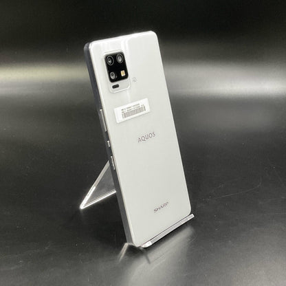 【全額返金保証】【最速発送】SHARP AQUOS zero6 128GB ホワイト 楽天モバイル SH-RM18 白ロム 動作確認済