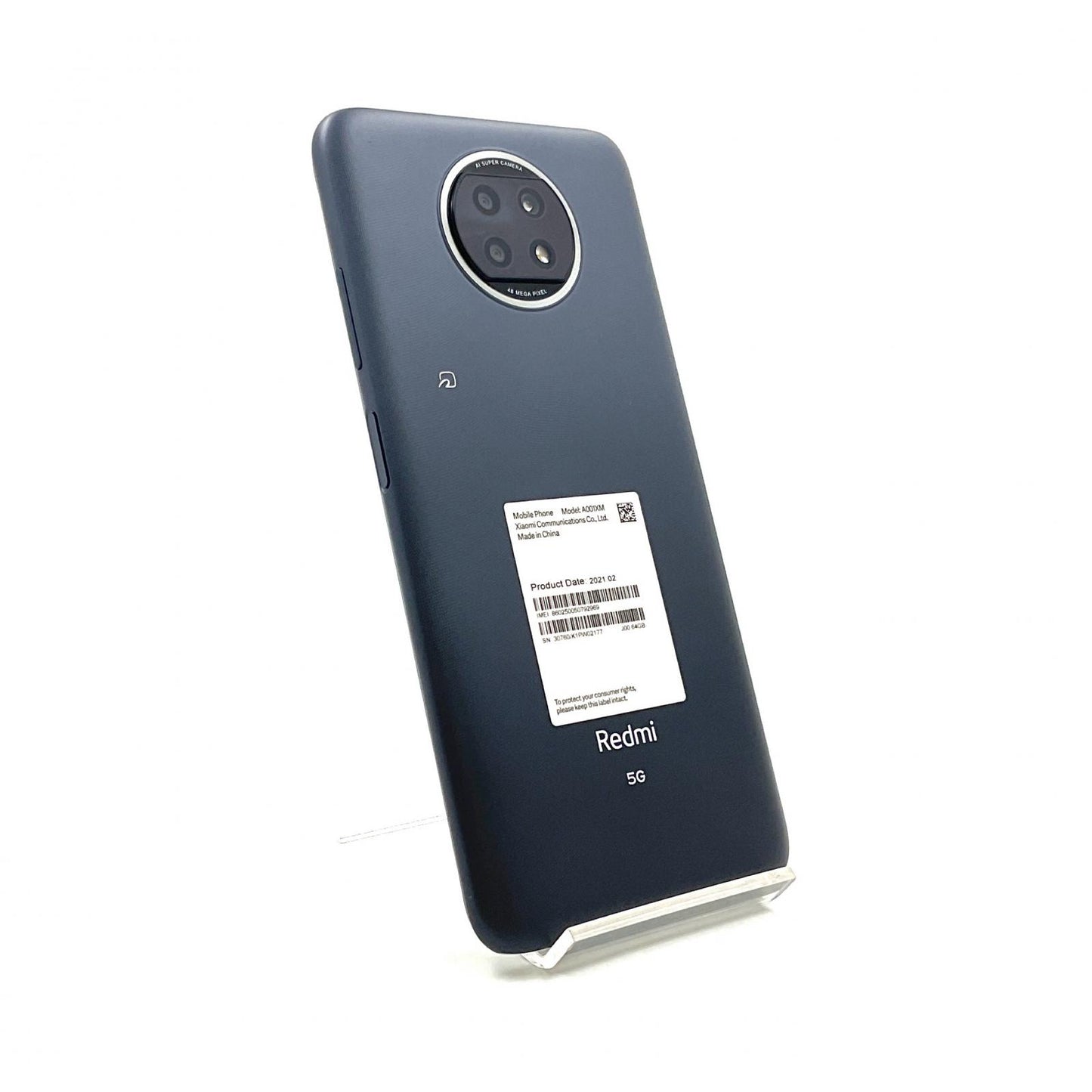 【全額返金保証】【最速発送】Xiaomi Redmi Note 9T 64GB デイブレイクパープル Softbank A001XM 白ロム 動作確認済