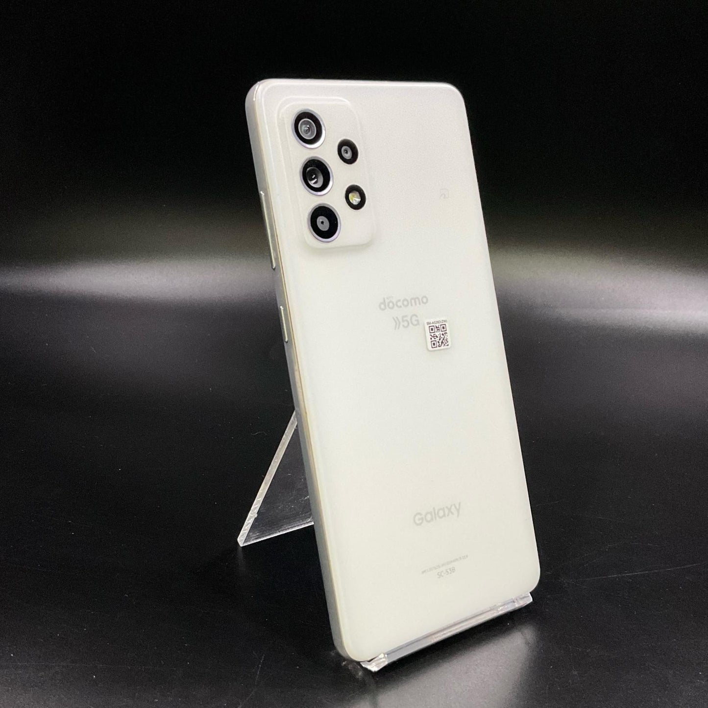 【全額返金保証】【最速発送】SAMSUNG Galaxy A52 5G 128GB オーサムホワイト docomo SC-53B 白ロム 動作確認済