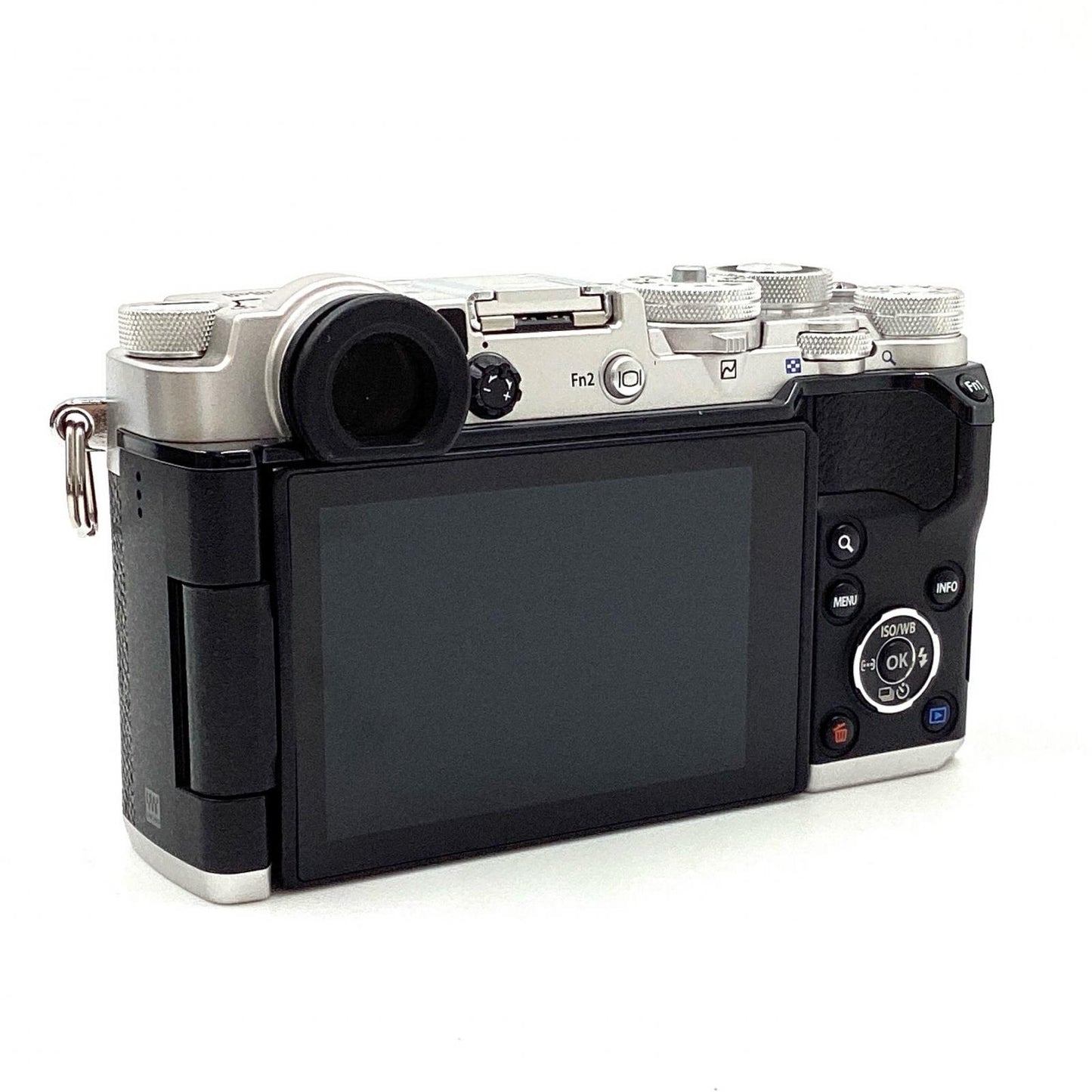 【全額返金保証】【最速発送】OLYMPUS デジタル一眼 PEN-F ボディ シルバー 美品 動作確認済