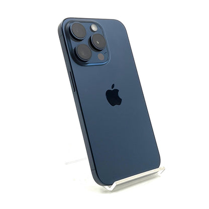 【全額返金保証】【最速発送】Apple iPhone iPhone Pro 15 Pro 128GB ブルーチタニウム SIMフリー 美品 動作確認済 93%