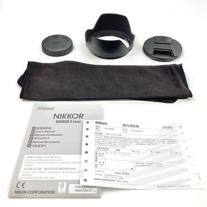【全額返金保証】【最速発送】Nikon NIKKOR Z 24-120mm f/4 S 超美品 動作確認済