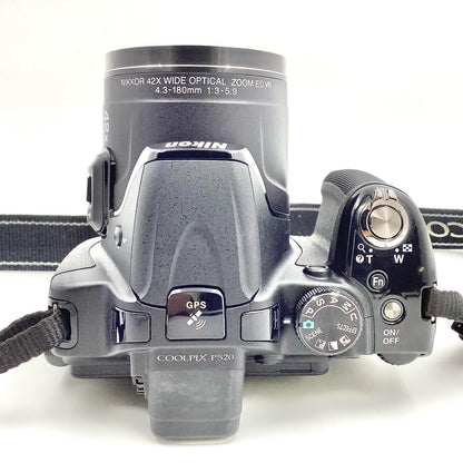 【全額返金保証】【最速発送】Nikon コンパクトデジタルカメラ COOLPIX P520 [ブラック] 動作確認済