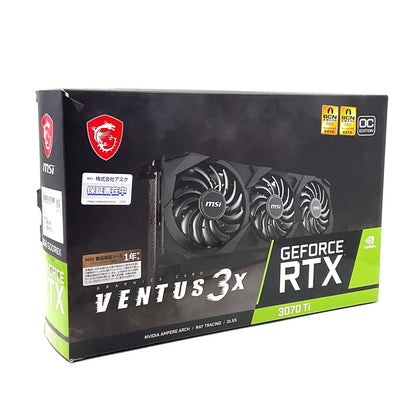 【全額返金保証】【最速発送】MSI グラフィックボード GeForce RTX 3070Ti GeForce RTX 3070 Ti VENTUS 3X 8G OC 動作確認済