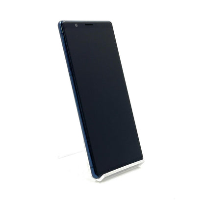 【全額返金保証】【最速発送】Sony Xperia 5 64GB ブルー docomo SO-01M 白ロム 動作確認済