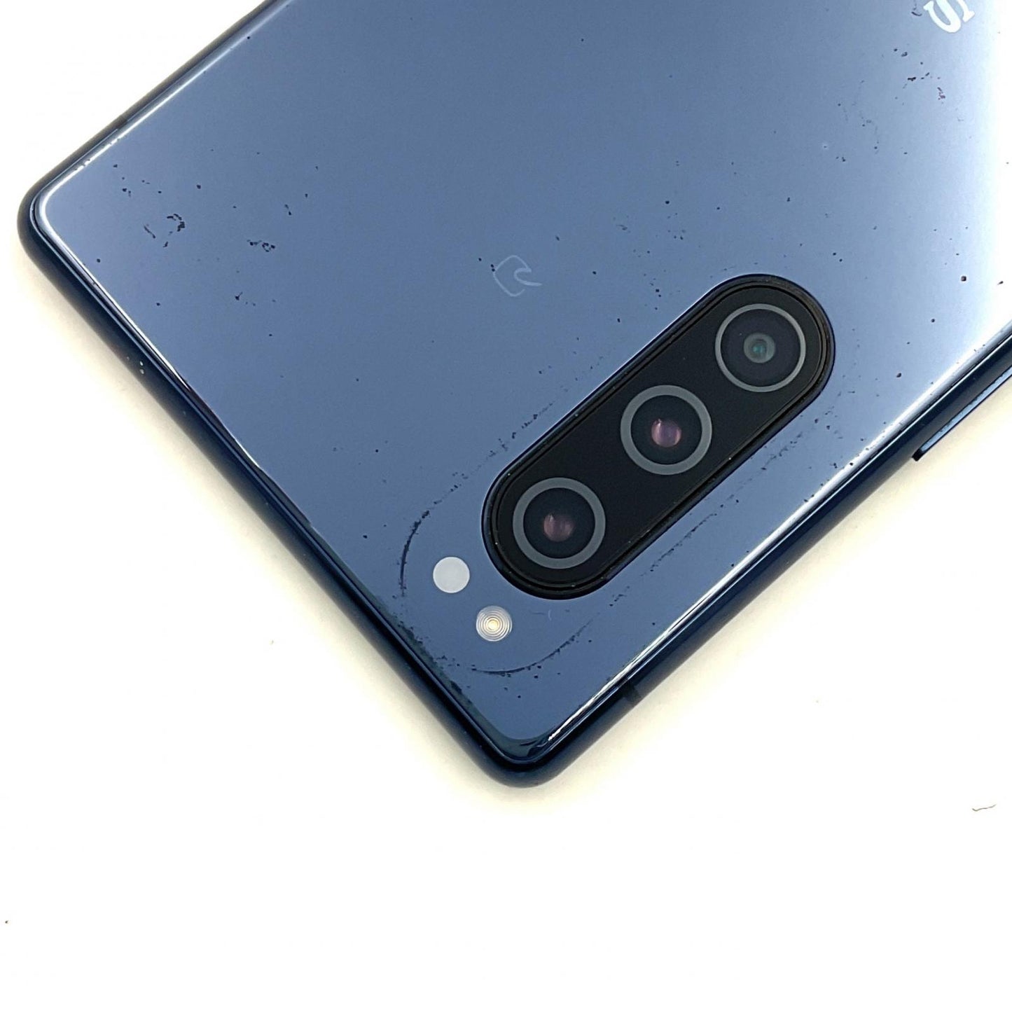 【全額返金保証】【最速発送】Sony Xperia 5 64GB ブルー docomo SO-01M 白ロム 動作確認済