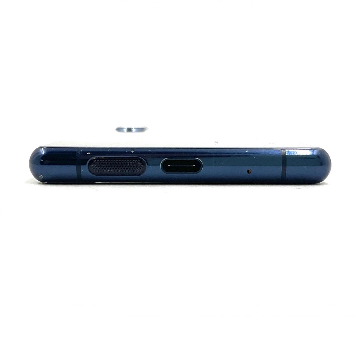 【全額返金保証】【最速発送】Sony Xperia 5 64GB ブルー docomo SO-01M 白ロム 動作確認済
