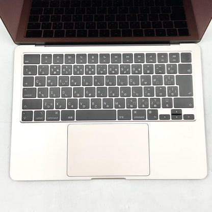 【全額返金保証】【最速発送】Apple MacBook Air 13.6インチ 2022 Apple M2 8GB SSD 256GB スターライト 100% 超美品 動作確認済