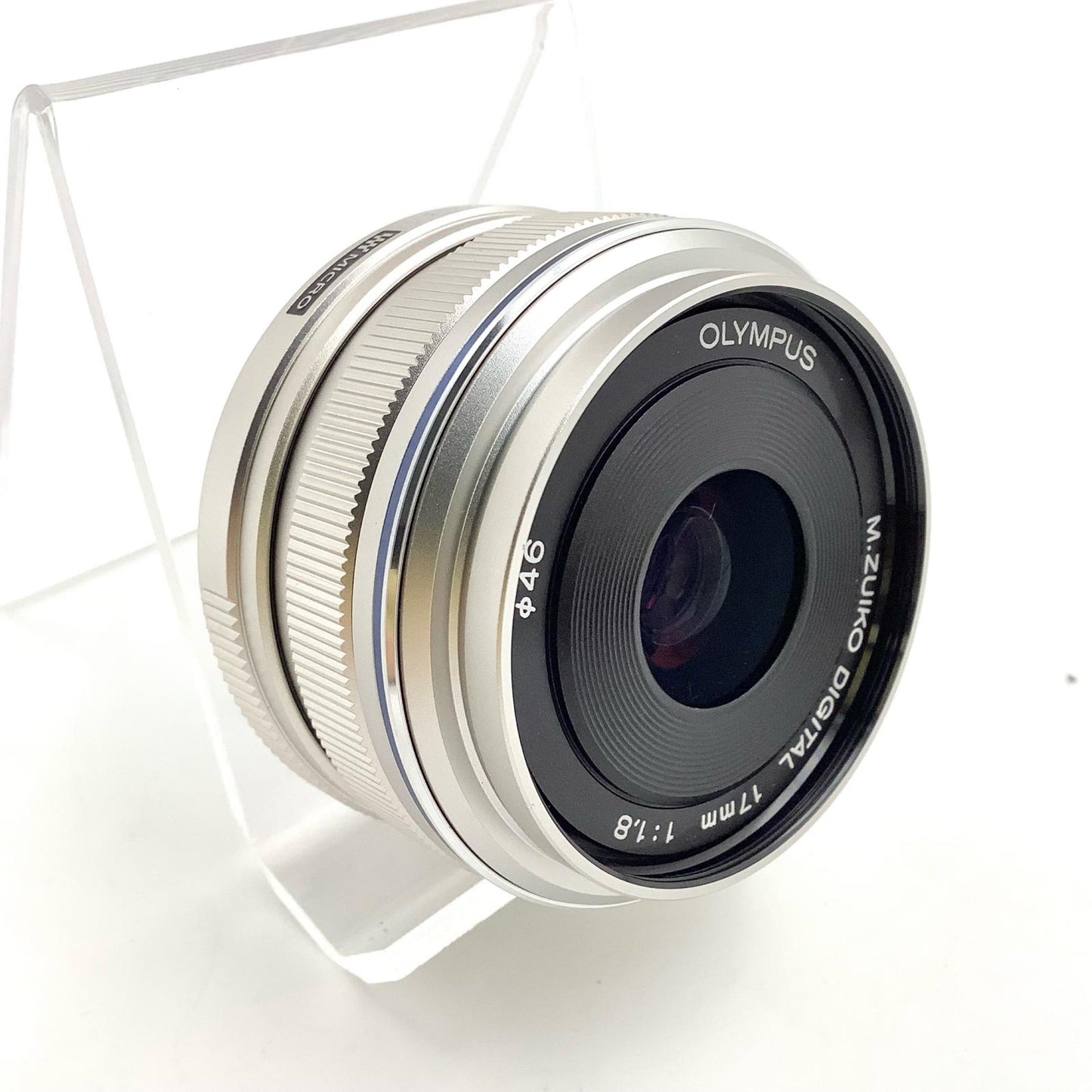 【全額返金保証】【最速発送】OLYMPUS M.ZUIKO DIGITAL 17mm F1.8 シルバー 美品 動作確認済