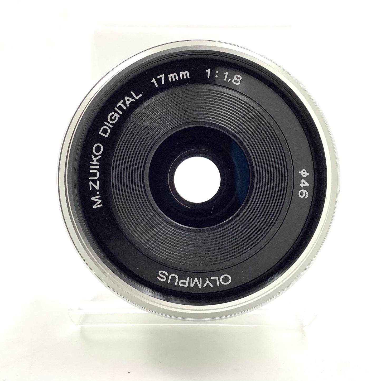 【全額返金保証】【最速発送】OLYMPUS M.ZUIKO DIGITAL 17mm F1.8 シルバー 美品 動作確認済